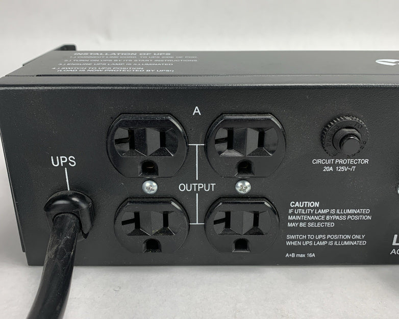 Vertiv MP2-120C Liebert Micro POD AC Power System -  2U 19in Rack-mounted