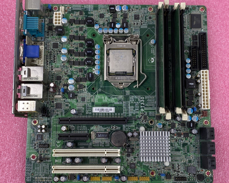 DFI PT330 Motherboard Intel Core i5-650 3.2GHz 4GB RAM w/ Shield