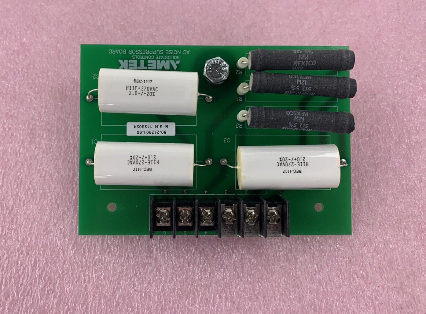 Ametek SolidState Controls 80-212901-90 Ac Noise Suppressor Board Rev A