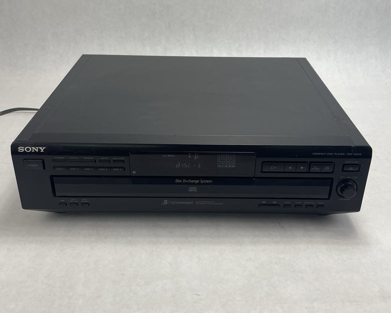 Sony CDP-CE315 5 Disc Changer CD Player Tested