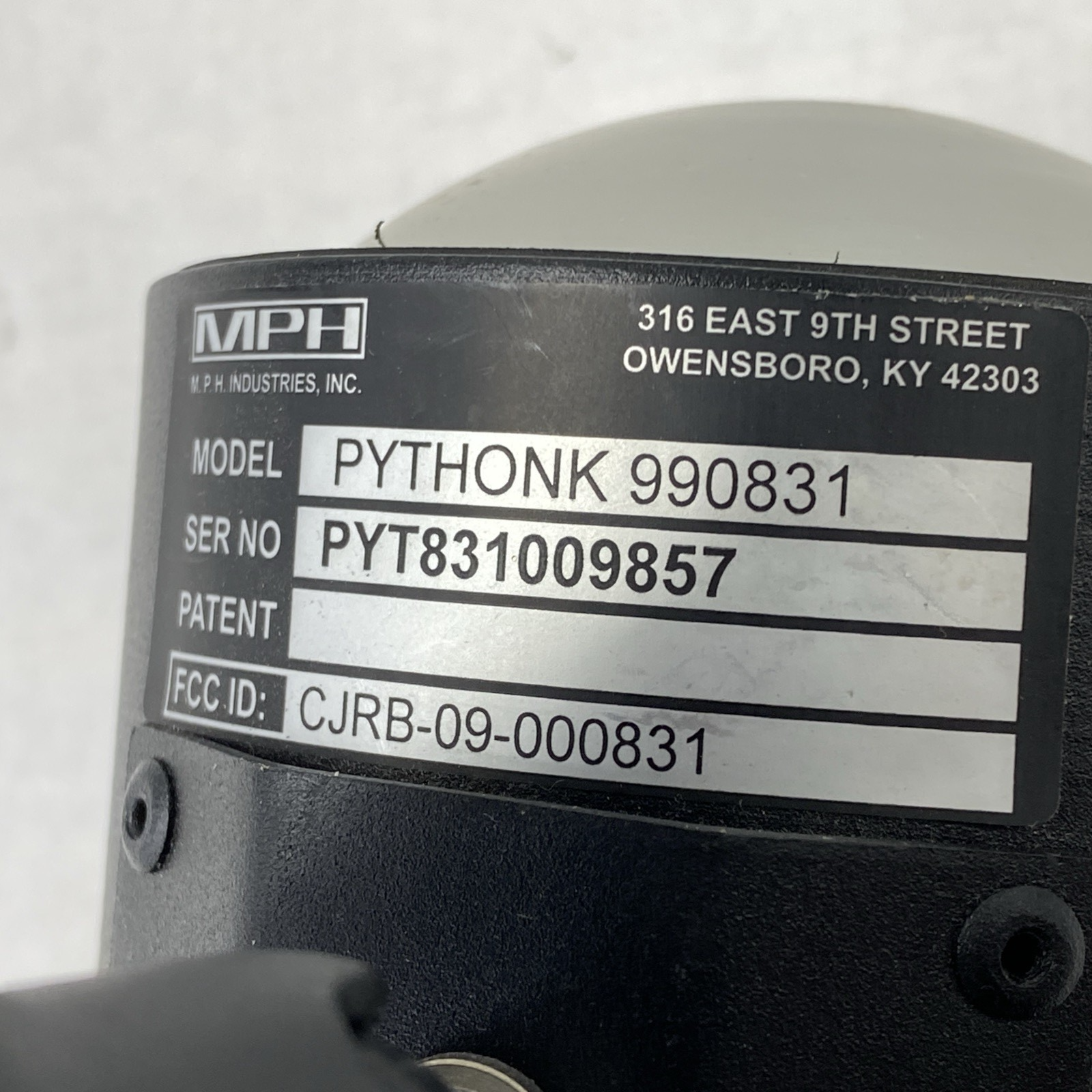 MPH PythonK 990831 Python III Radar Antenna Untested (Lot of 2)