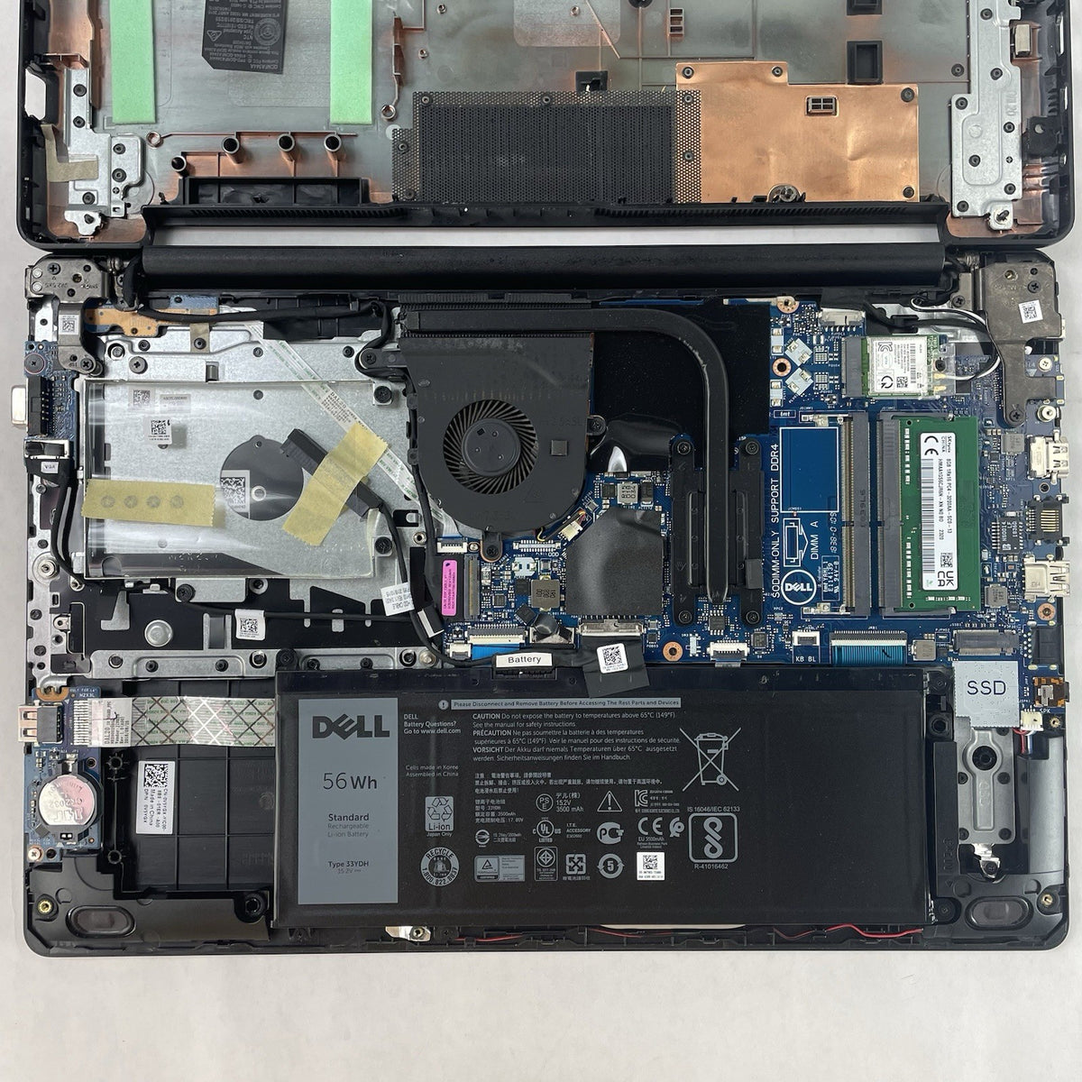 Dell Latitude 3590 15.6" i5-8250U 1.60 GHz 8 GB RAM No SSD/OS/AC/Batt20