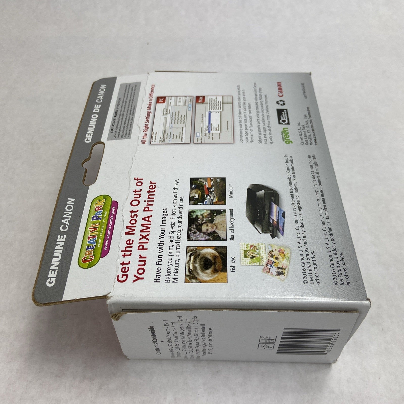 Canon PGI-250/CLI-251 Black, Cyan, Magenta, Yellow Original 5-Pack CMYK NIB