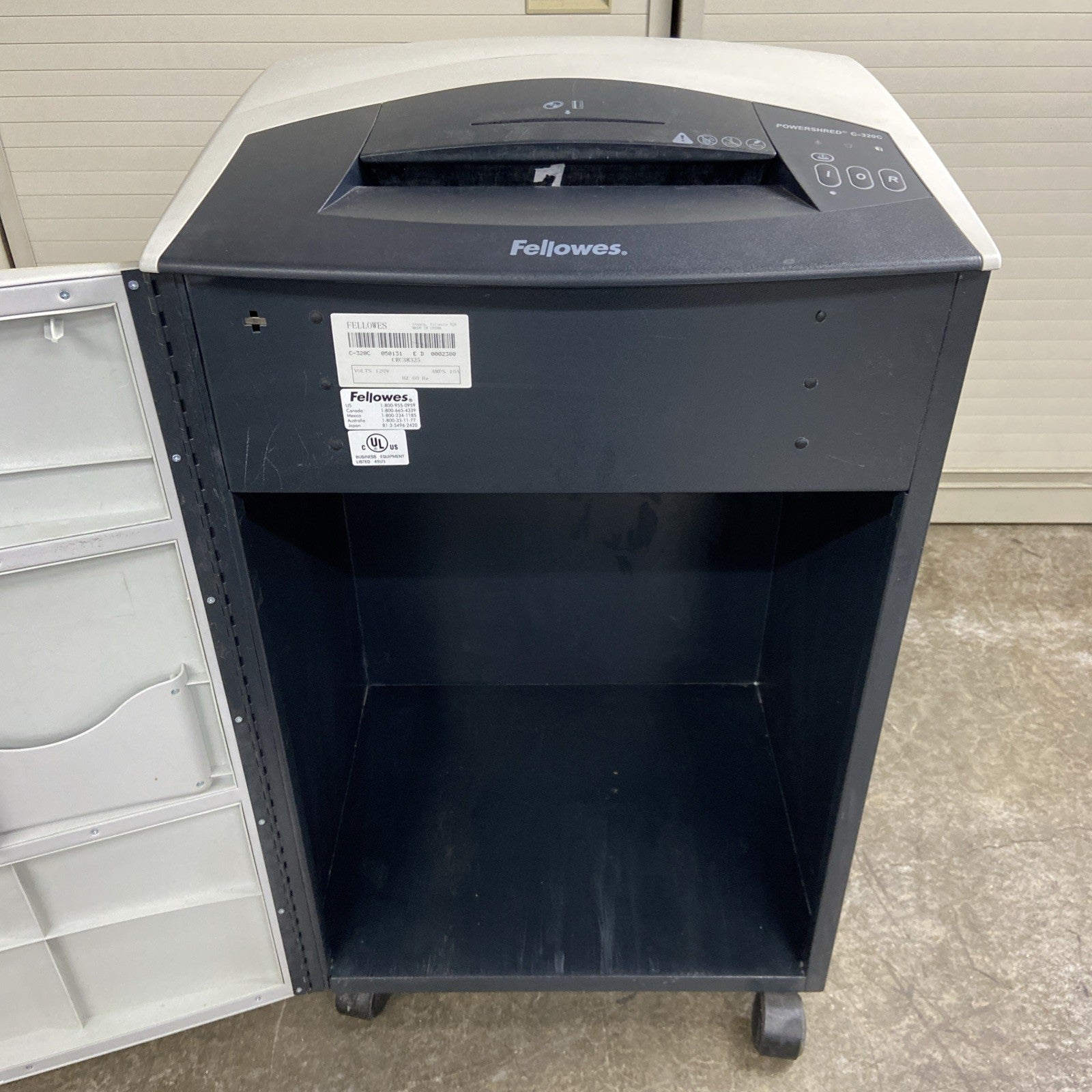 Fellowes Powershred C-320 Shredder Strip-Cut - Tested