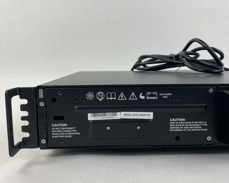 Vertiv Liebert GXT4-1500RT120 Battery Backups UPS Tested - No Batteries READ