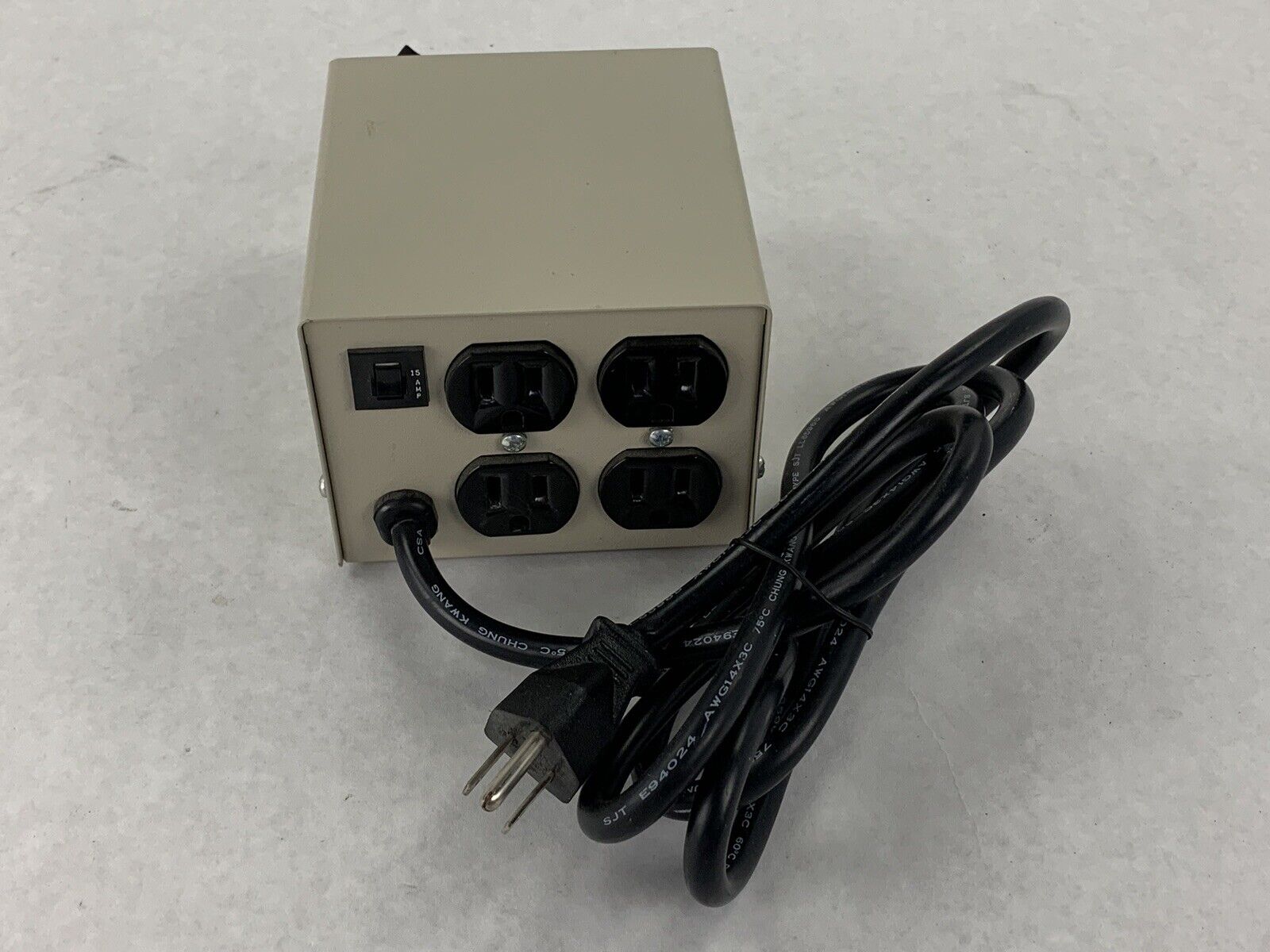 IEPS Electronic Surge Protector TBF1000 91012400 120V 15A 4 Outlets