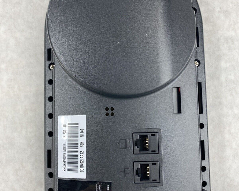 Lot( 2 ) Shoretel 230 VOIP IP Business Phone Black w Handset and Stand