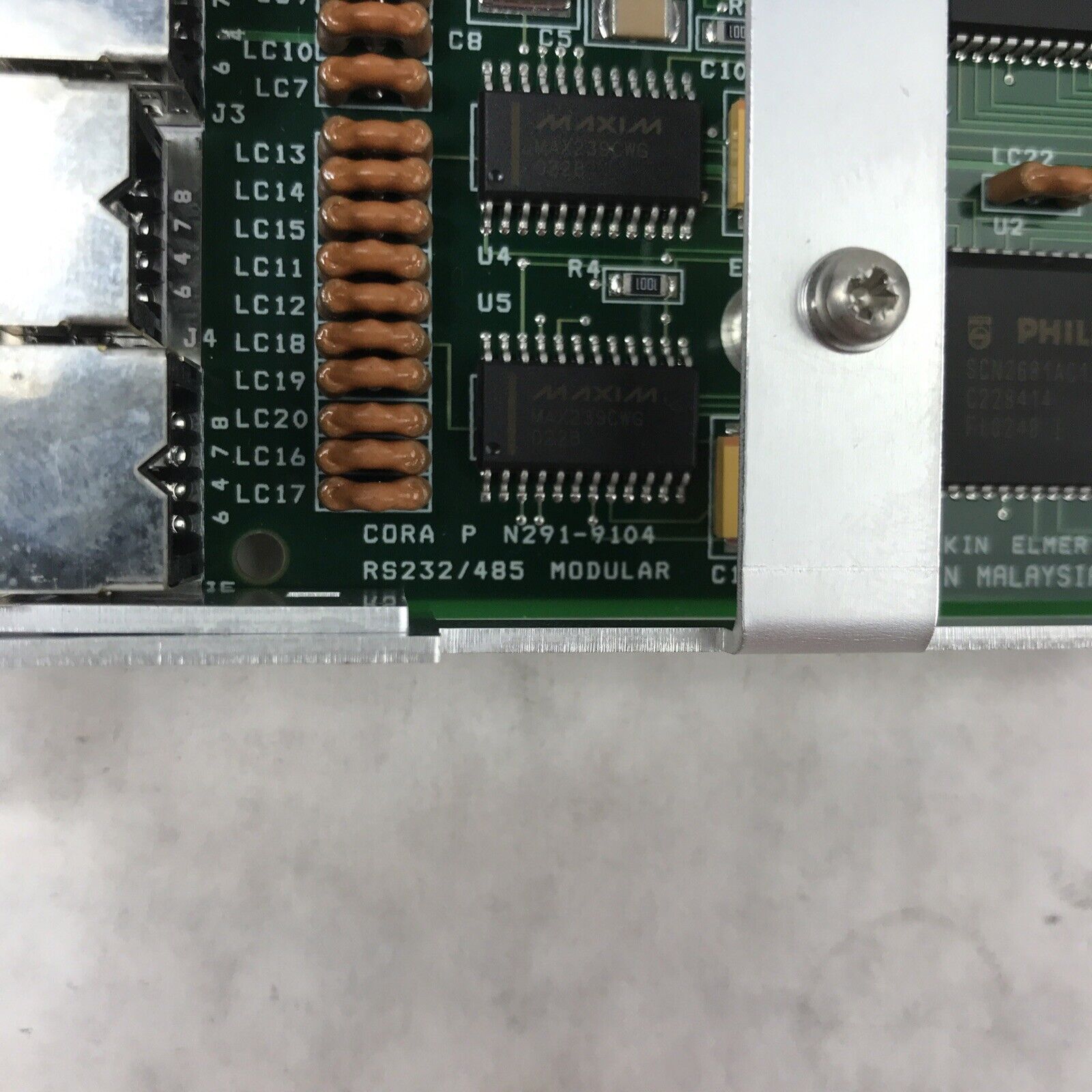 Perklin Elmer N291-9104 RS232/9104 4-Port Modular Board C15 M1 94V-0