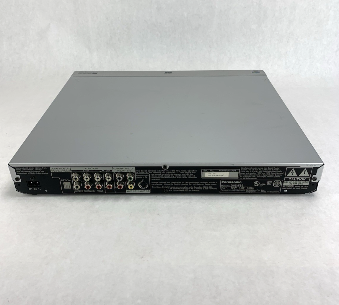 Panasonic DVD F85 5 Disc DVD/CD Changer Parts or Repair5