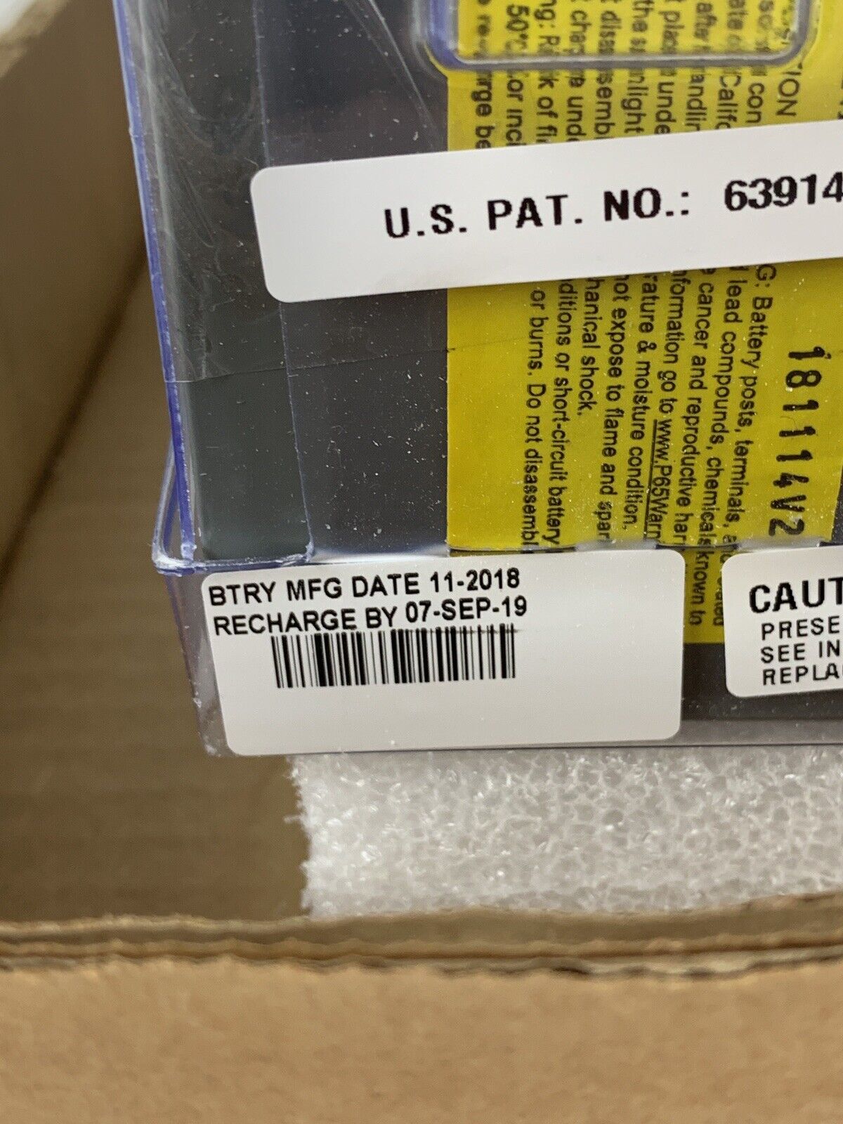 Eaton 103005977–551 Battery Pack for Blade Ups Old Stock Mfg 2018 Recharge 2019