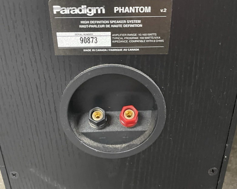 Paradigm Phantom V2 Pair Tested