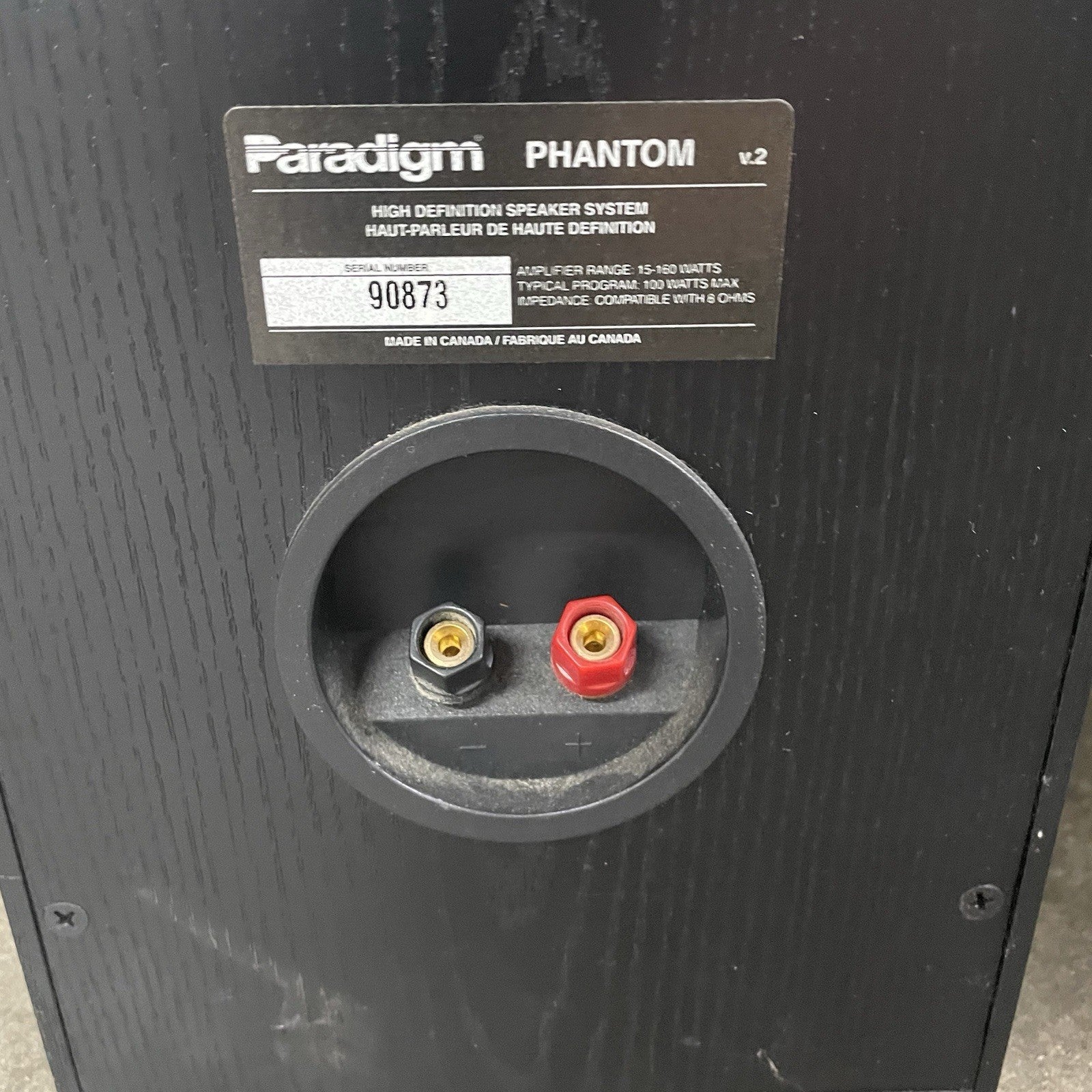 Paradigm Phantom V2 Pair Tested6