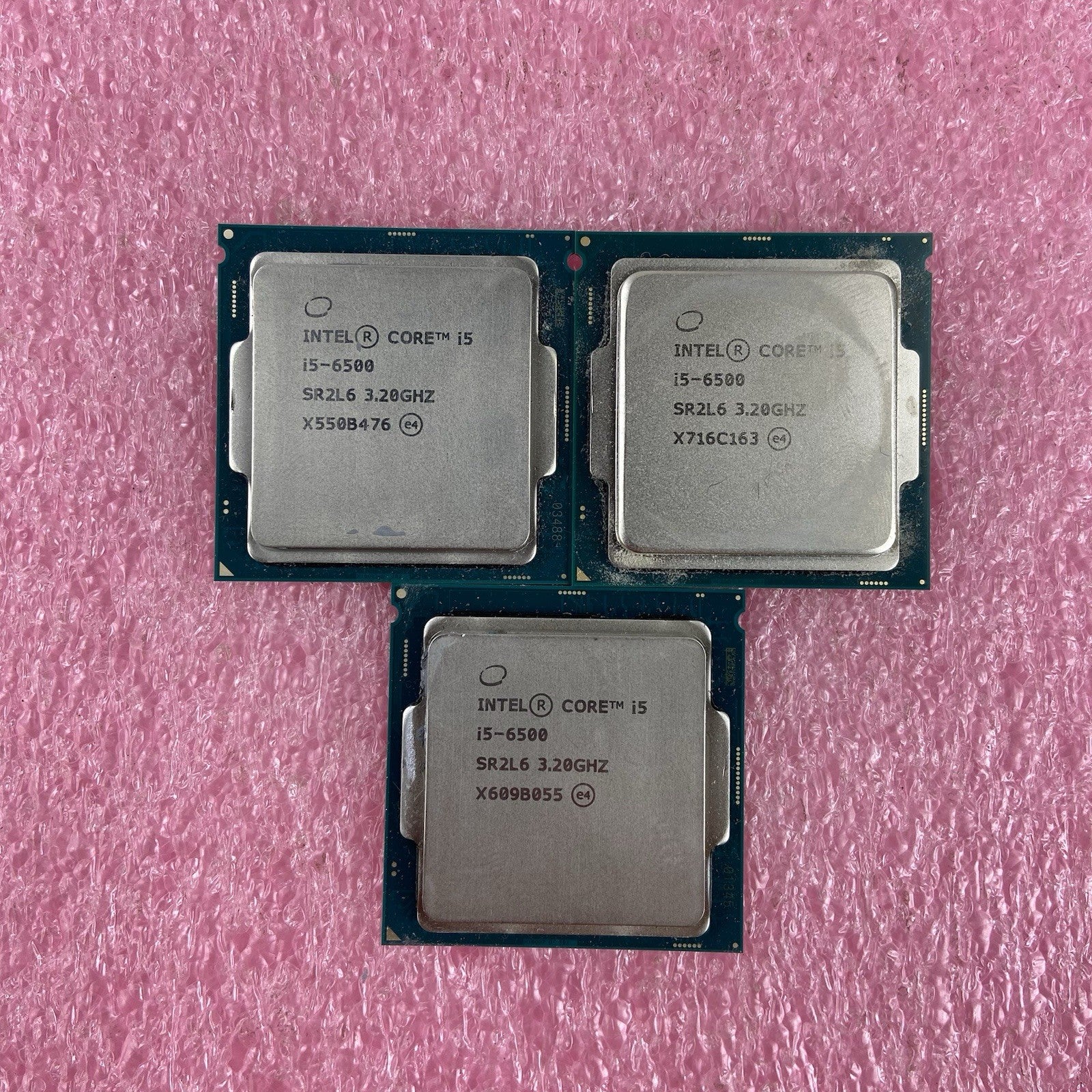 Lot of 3 Intel Core i5-6500 SR2L6 3.2GHz Desktop CPU5