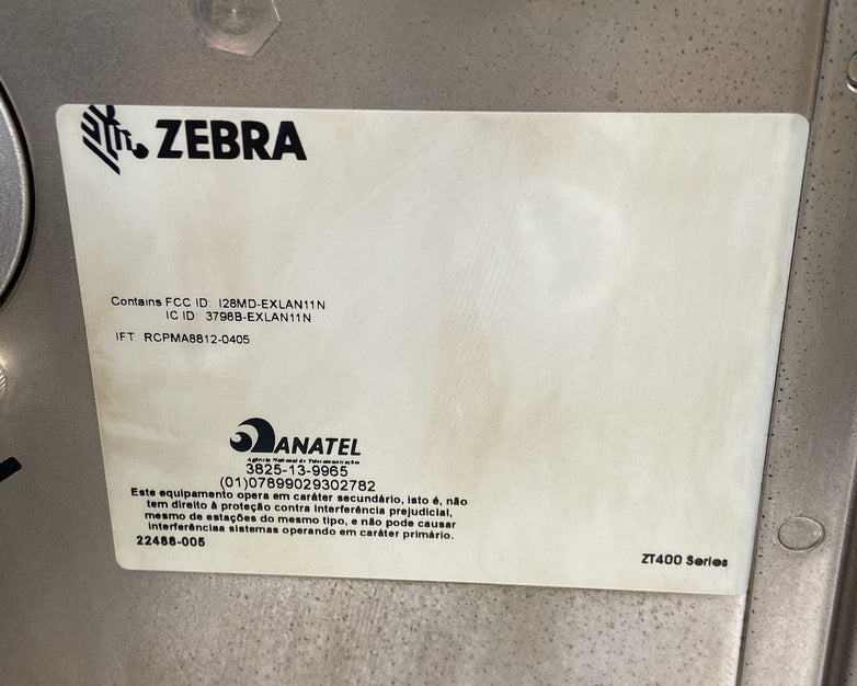 Zebra ZT410 Direct/Transfer Thermal  Printer/203dpi/BT ZT41042-T0100A0Z Tested