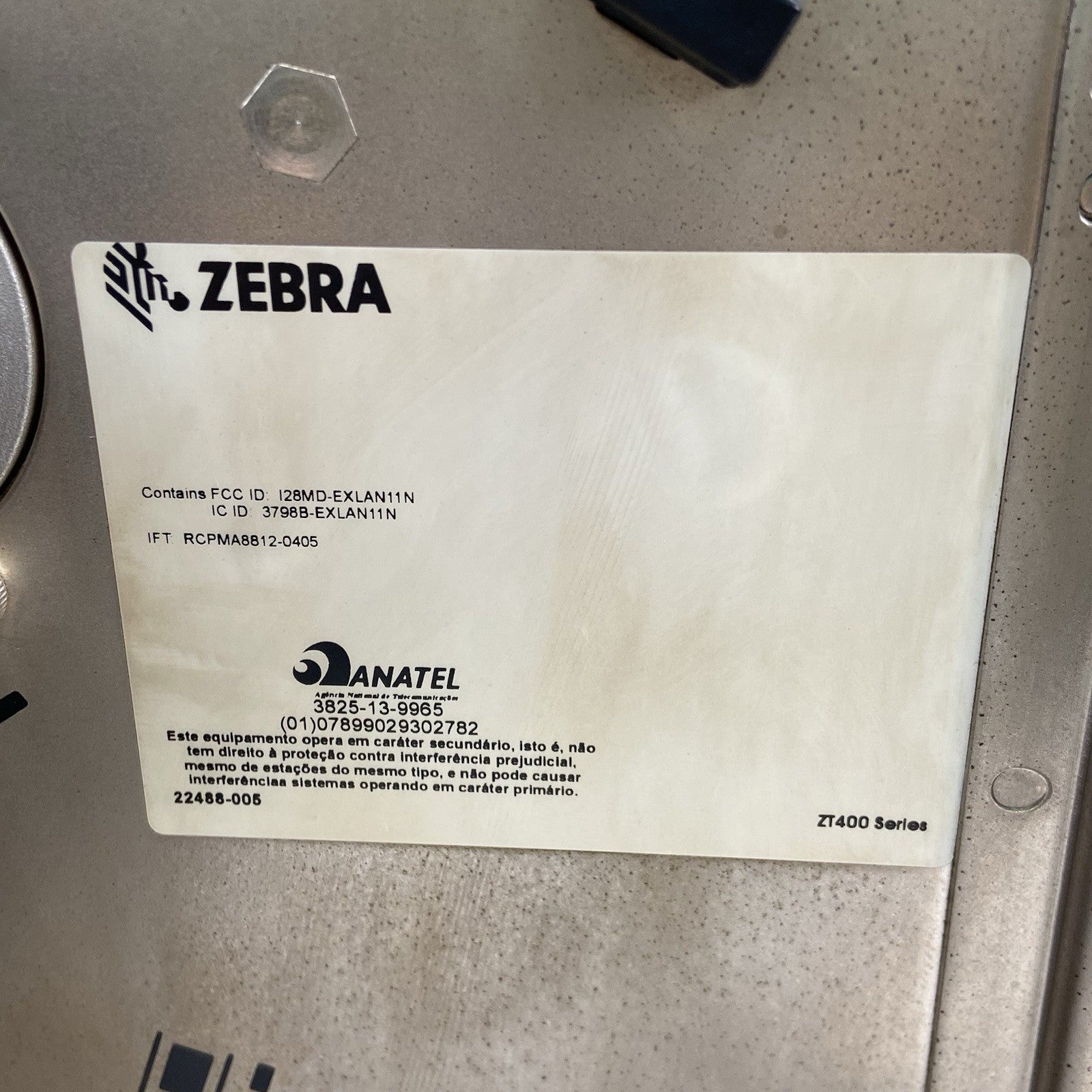 Zebra ZT410 Direct/Transfer Thermal  Printer/203dpi/BT ZT41042-T0100A0Z Tested