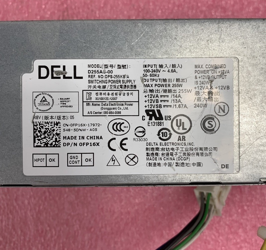 Dell D255AS-00 255W Switching Power Supply6