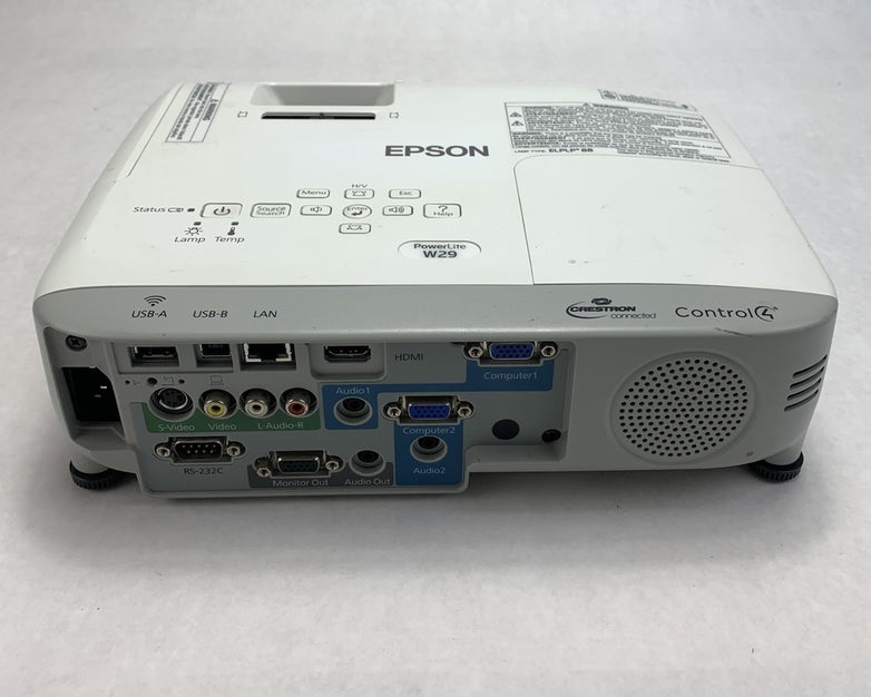 Epson PowerLite W29 H690A LCD Lamp Projector 252 Lamp Hours - No Remote