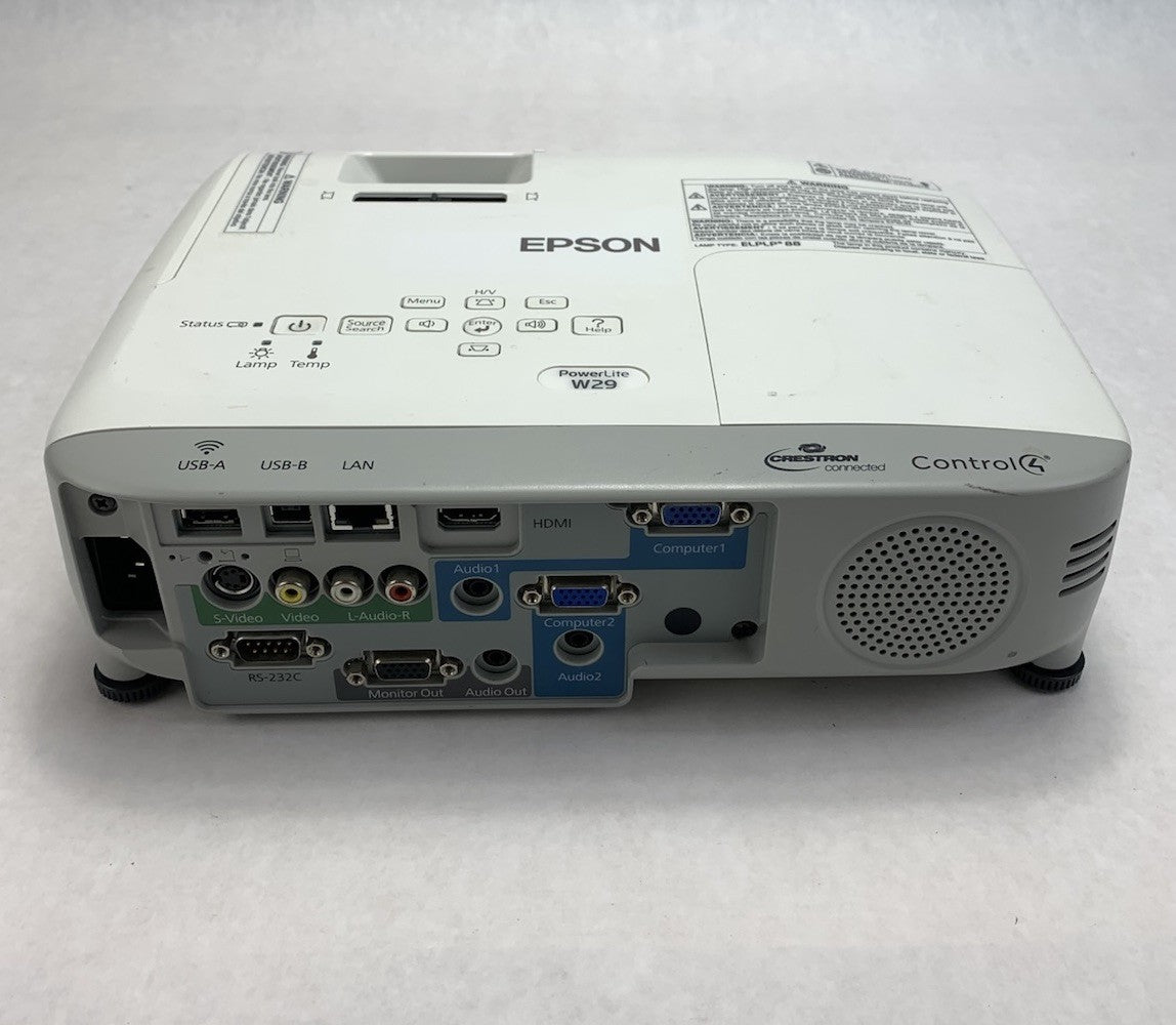 Epson PowerLite W29 H690A LCD Lamp Projector 252 Lamp Hours - No Remote3