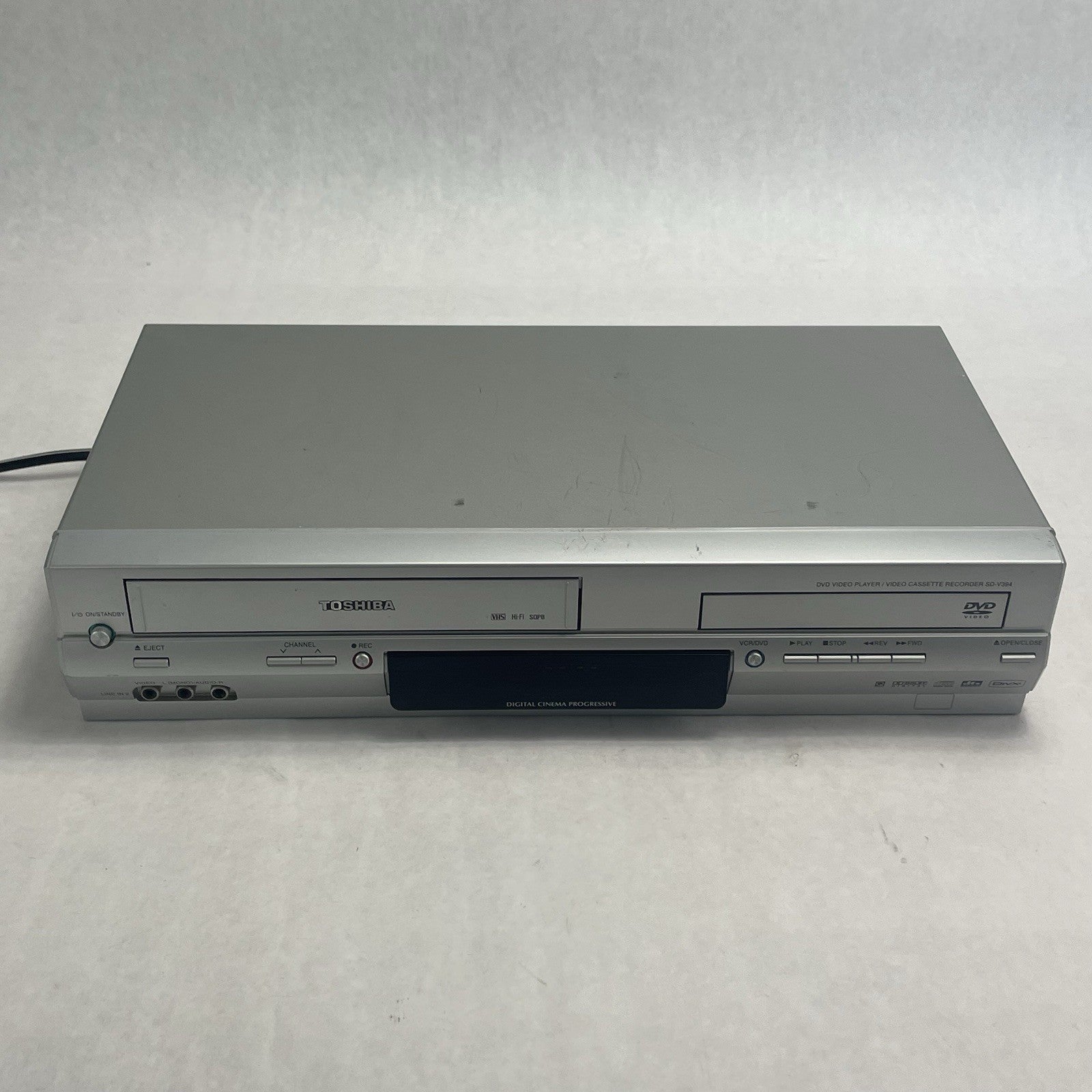 Toshiba DVD/VCR VHS Hi Fi Deck Model SDV394SU  Tested1