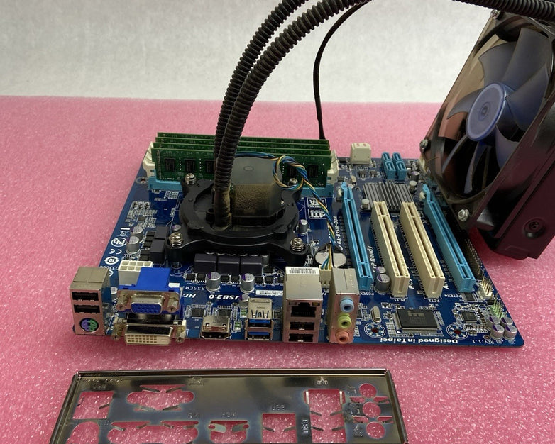 Gigabyte GA-B75M-D3H Motherboard Intel Core i7-3770K 3.5GHz 16GB RAM w/IO