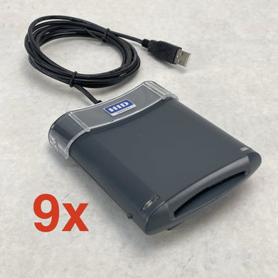 HID Omnikey 5325 CL USB Proximity Card Reader Lot of 9 Power Tested