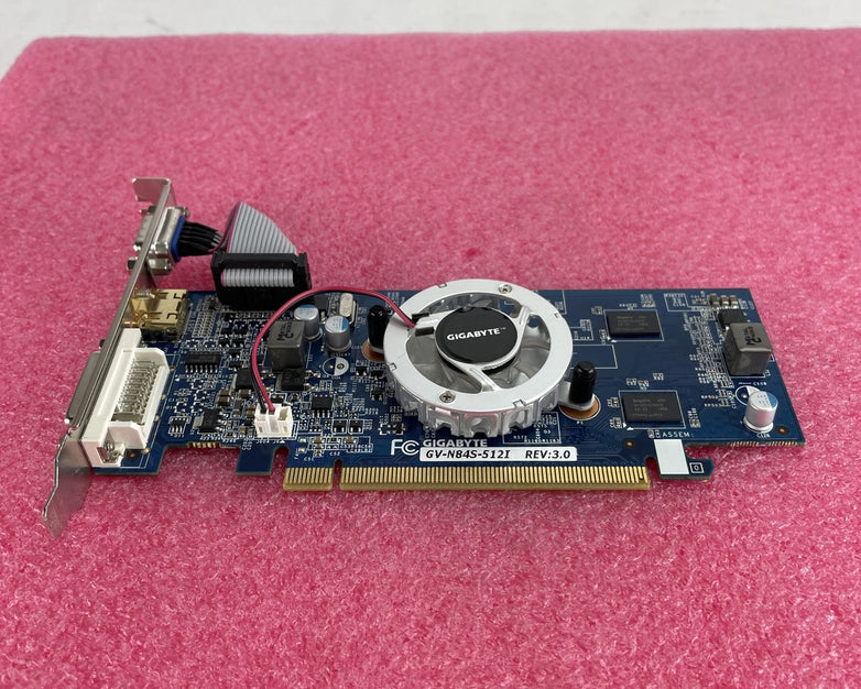 GIGABYTE GV-N84S-512I NVIDIA GeForce 8400GS 512MB GDDR2 PCIe Graphics Card