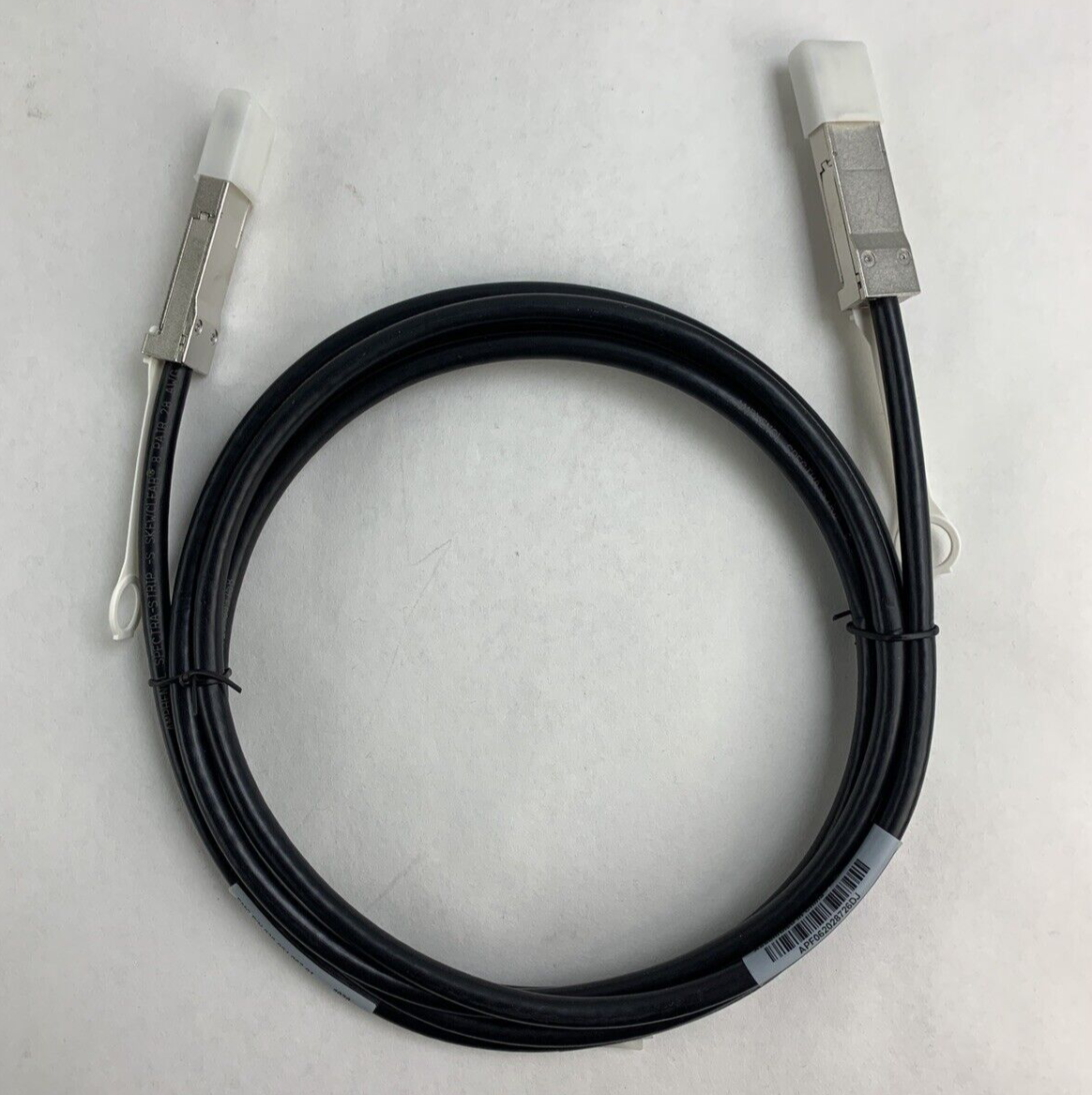 EMC 038-004-067-01 QSFP 3M Cable Amphenol Box Opened
