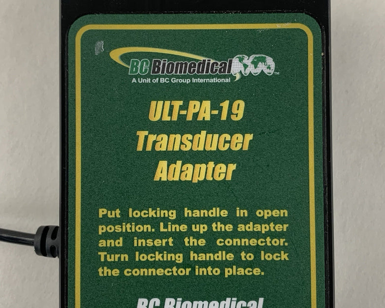 BC Biomedical ULT-PA-19 Transducer Adapter Untested