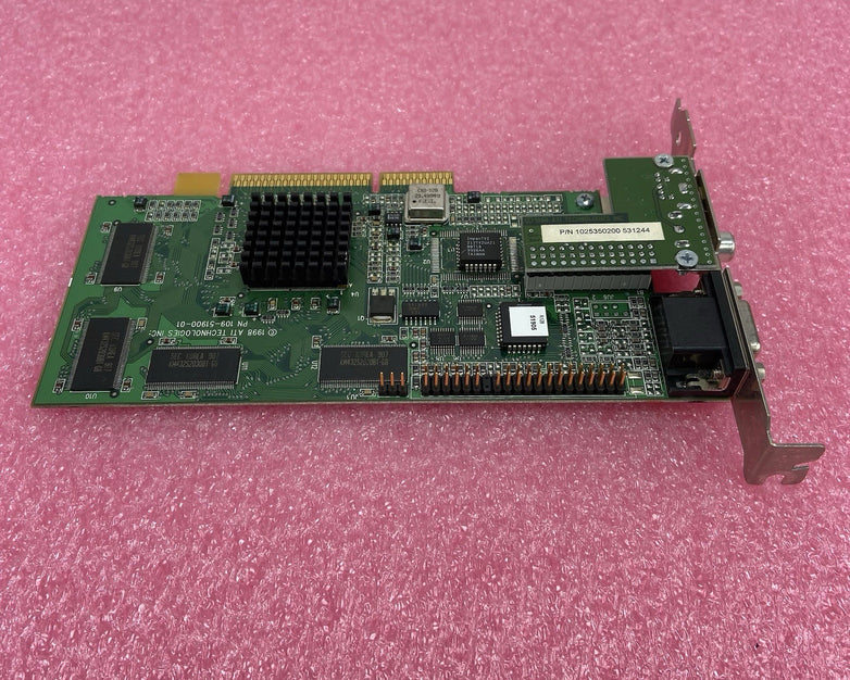 ATI Rage 128 32MB 109-51900-01 AGP Graphics Card VGA 1025350200 S Video