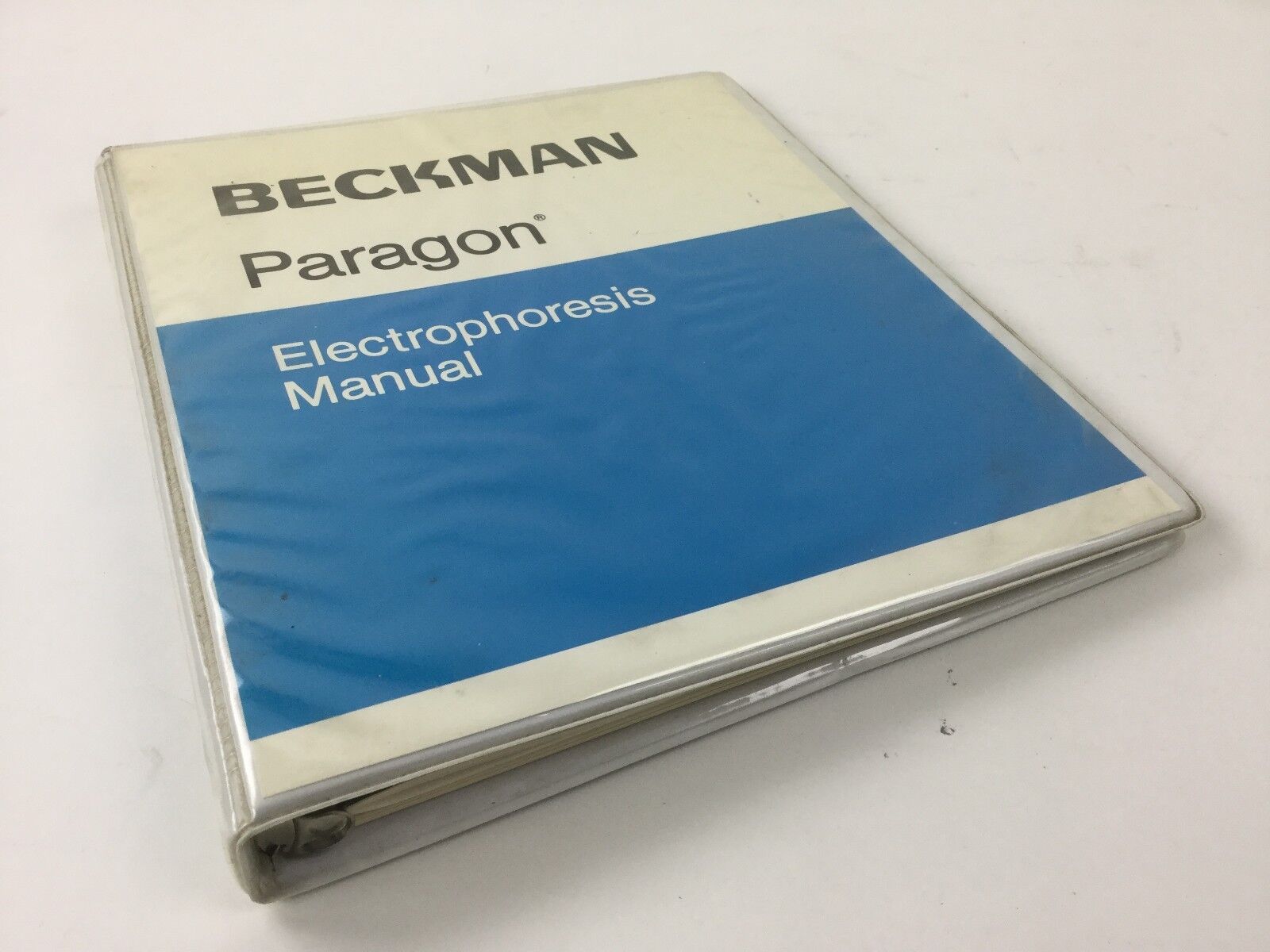 Beckman Paragon Electrophoresis Manual