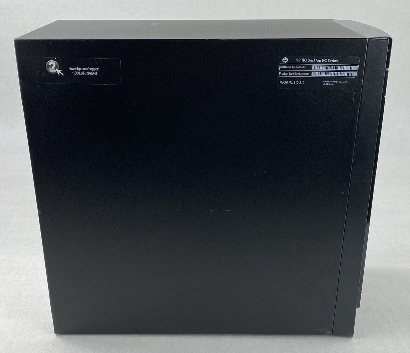 HP 110-210 MT AMD A4-5000 1.50GHz 4GB RAM No HDD No OS