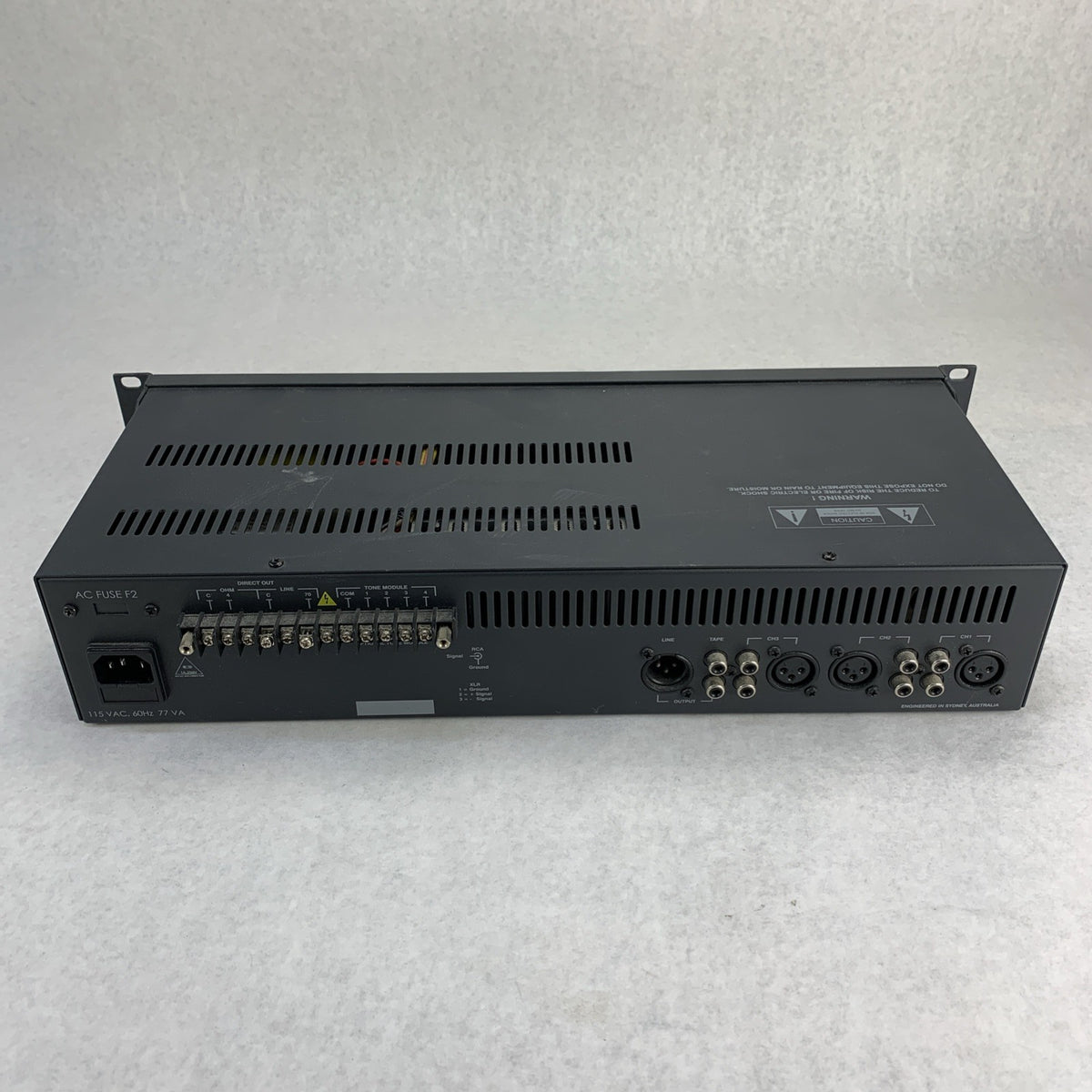 Australian Monitor Installlation Series AMC30 2RU 30W Mixer Amplifier6