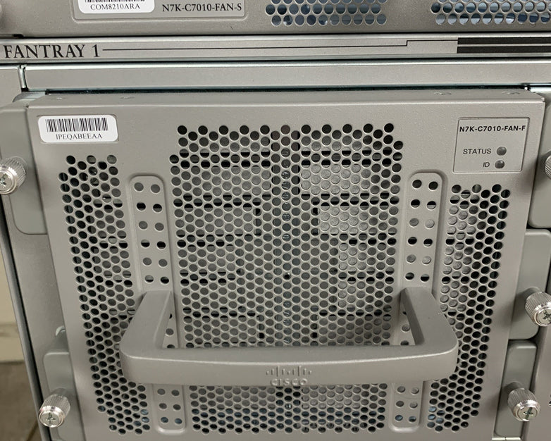 Cisco Nexus N7K-C7010 10-Slot Switch Chassis Tested w/Fans and 3x Power Supplies