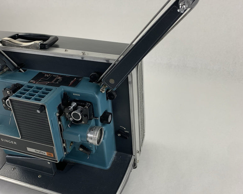 Singer Graflex 16 Sound Projector Power Tested Speaker Hums