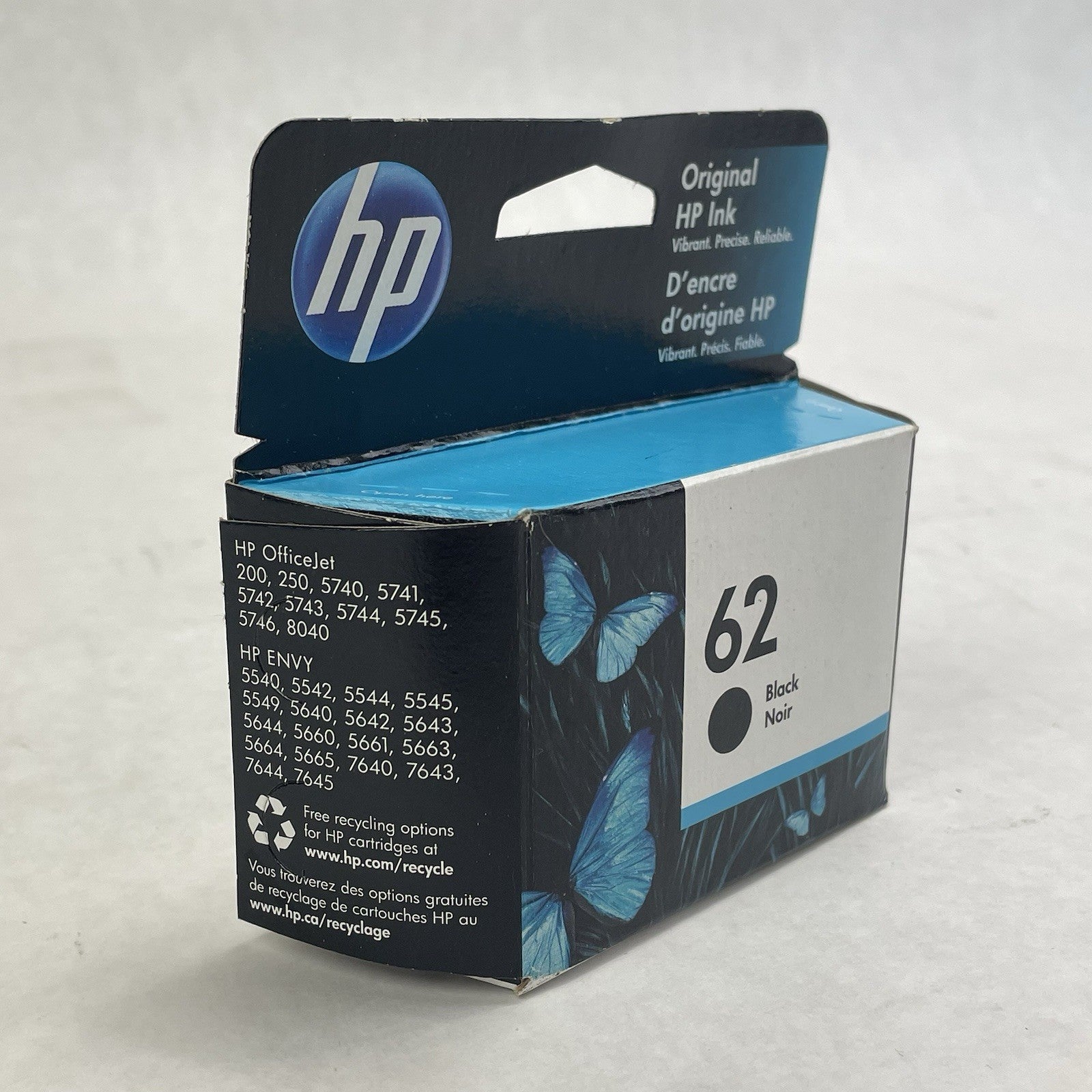 HP C2P04AN  Ink Cartridge Black Noir 62 Office Jet & Envy