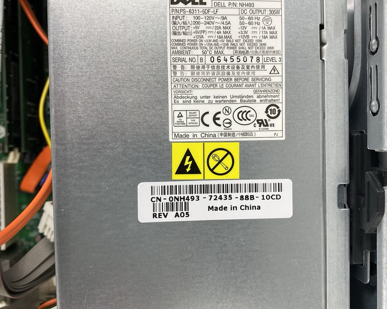 Dell OptiPlex 755 MT Intel Core 2 Duo E8200 2.66GHz 3GB RAM No HDD No OS