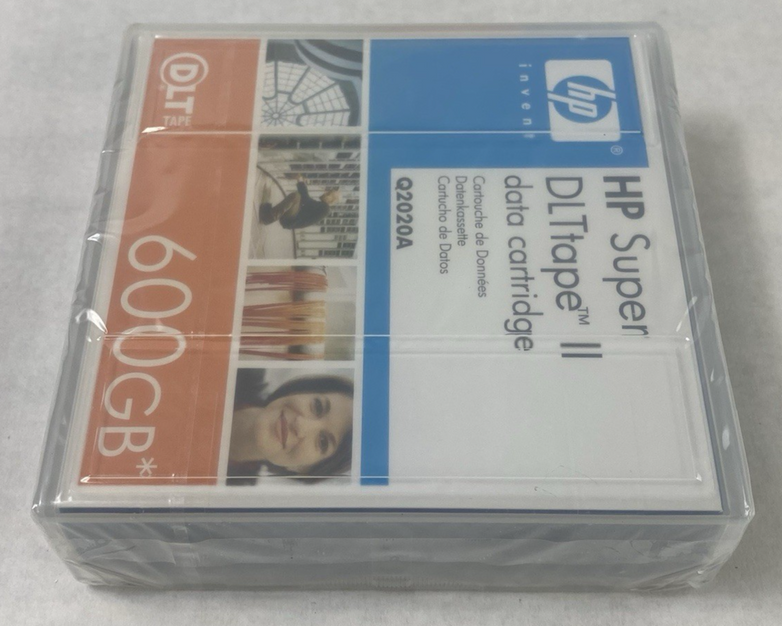 HP Q2020A Super DLTtape II 600GB Data Cartridge Lot of 2