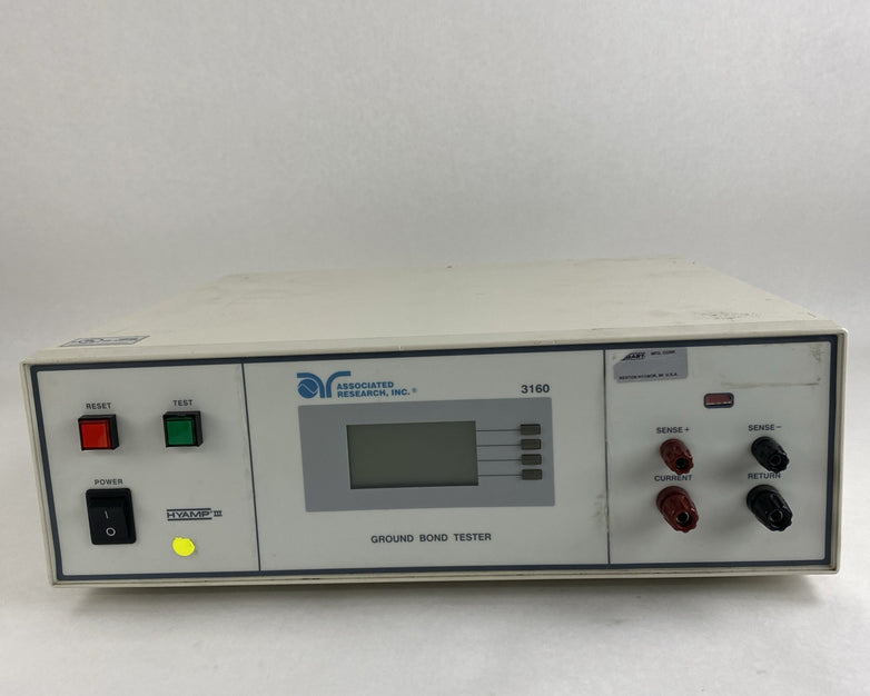 Associated Research 3160 Ground Bond Tester 9390067