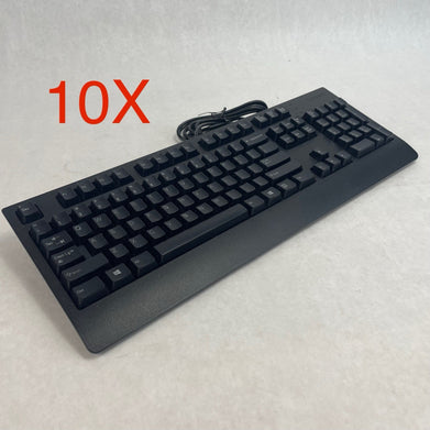 Lenovo  Sk-8827 00XH688 Traditional USB Desktop Keyboard Lot of 10