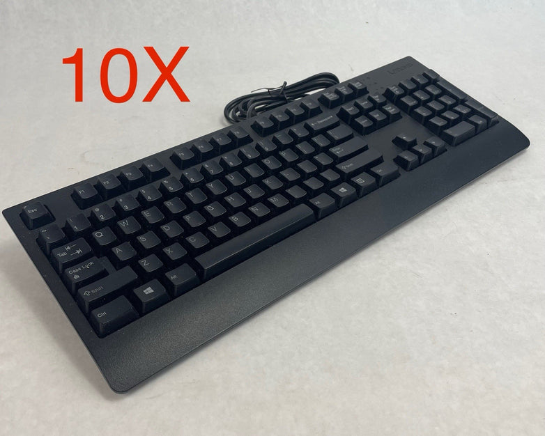 Lenovo  Sk-8827 00XH688 Traditional USB Desktop Keyboard Lot of 10