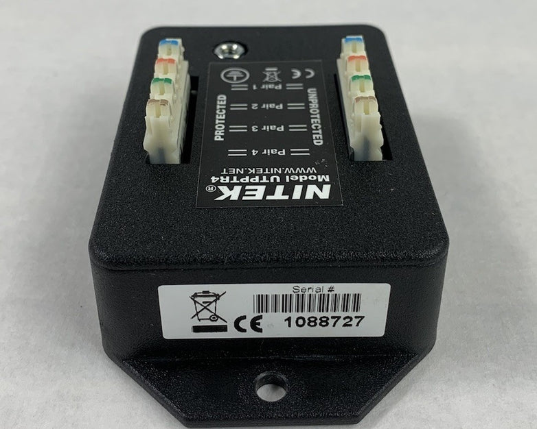 Nitek UTPPTR4 UTP Video RS422 Surge Protector