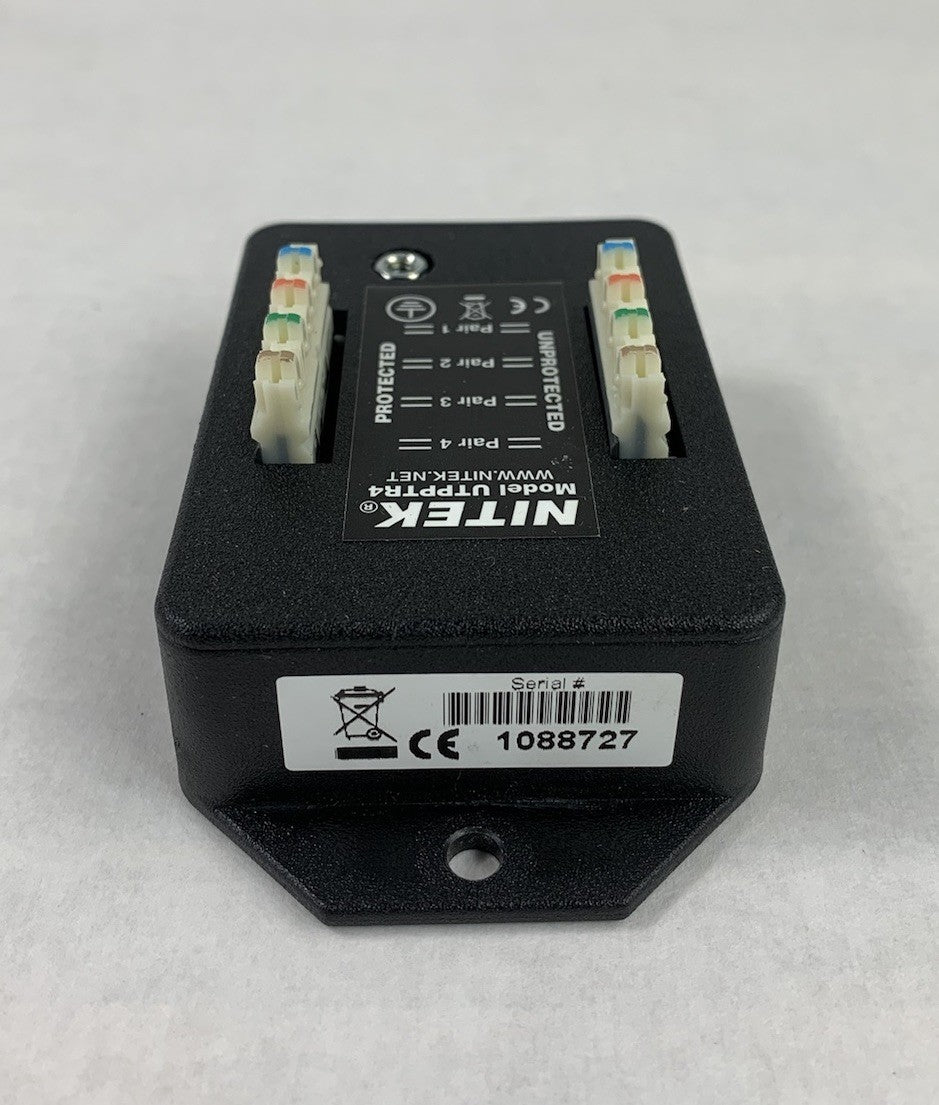 Nitek UTPPTR4 UTP Video RS422 Surge Protector