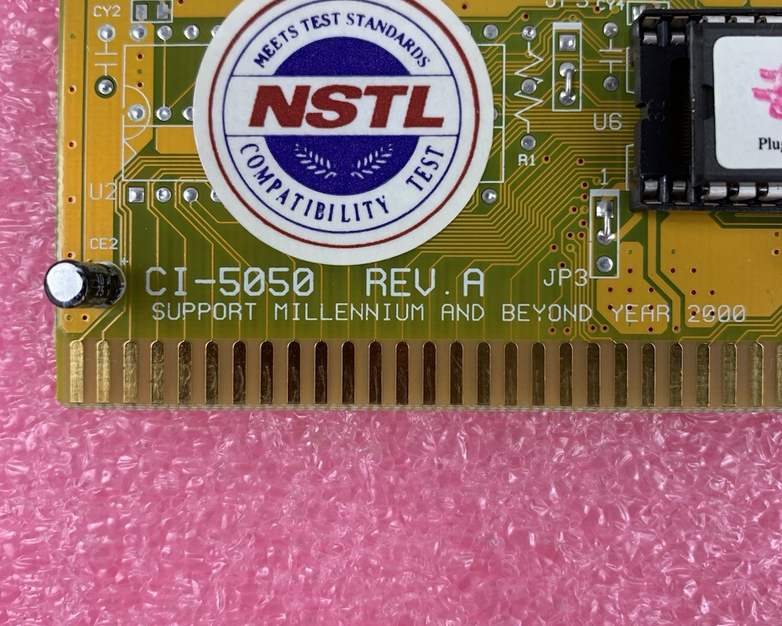 Centos CI-5050 Y2K 2000 Clock Card