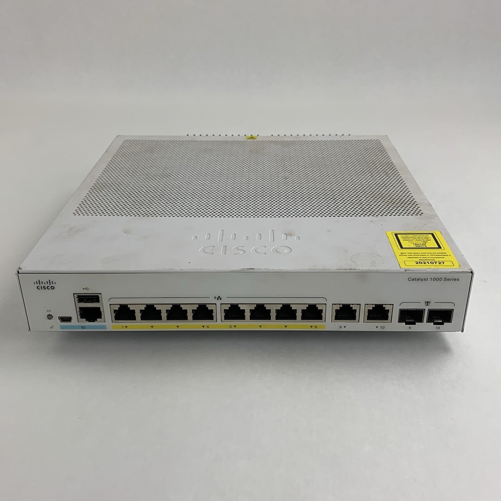 Cisco C1000-8FP-2G-L Catalyst 8-Port PoE+ GbE 2-Port DP Network Switch Tested1
