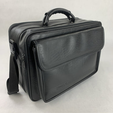 Hewlett Packard HP Office Bag 17” Laptop Briefcase Leather Large Capacity