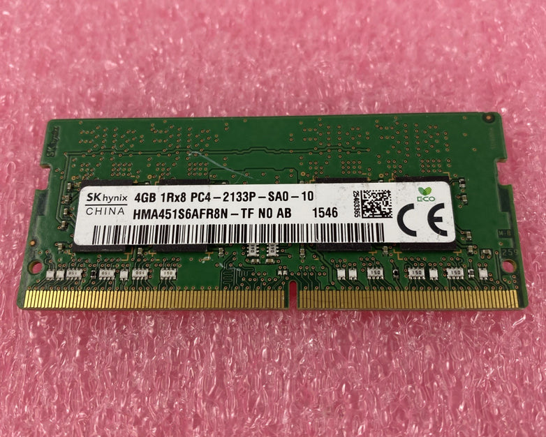 SK Hynix 4GB DDR4 PC4-2133P Laptop Memory Ram HMA451S6AFR8N-TF - Lot of 2