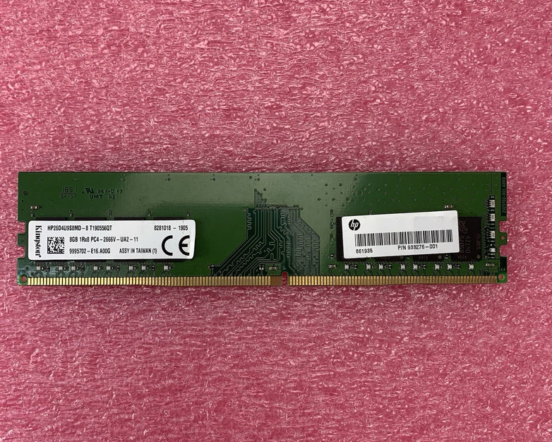 Kingston HP26D4U9S8MD-8 PC4-2666V-UA2-11 8GB 1Rx8 Desktop Memory RAM