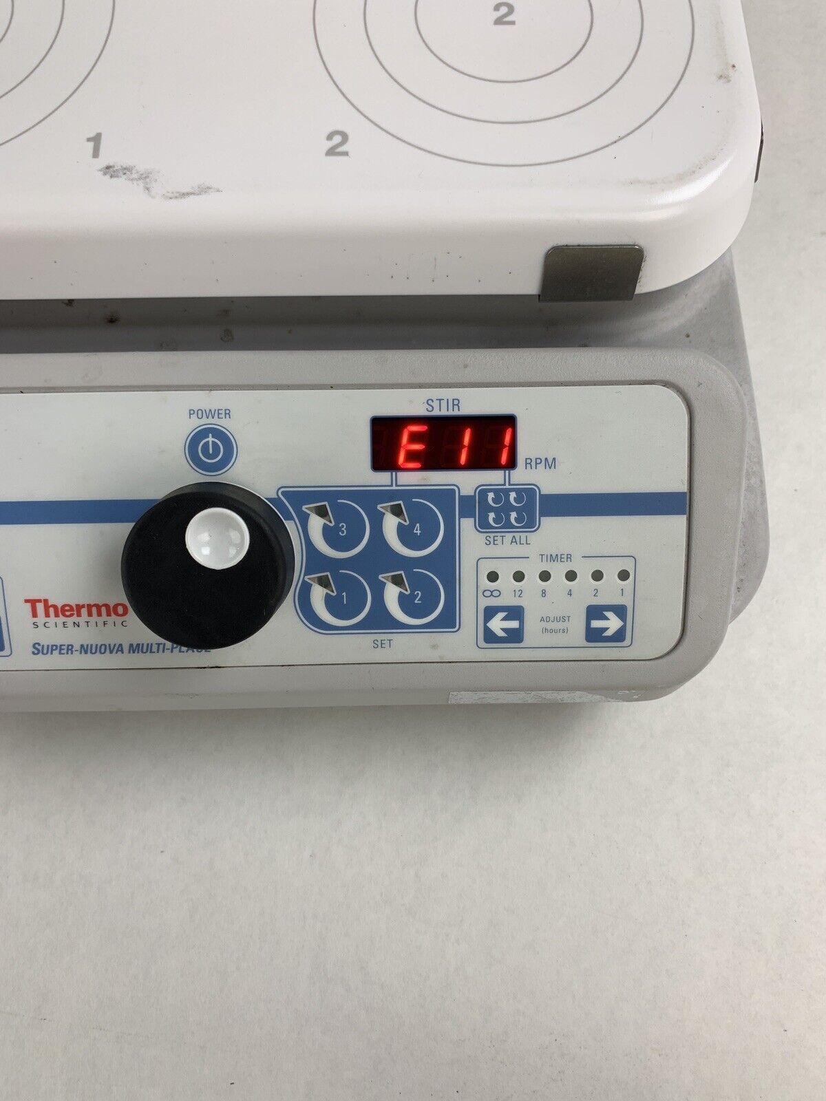 Thermo S136035 Magnetic Stirrer Super Nuova Multi-Place Power Tested E11 Code