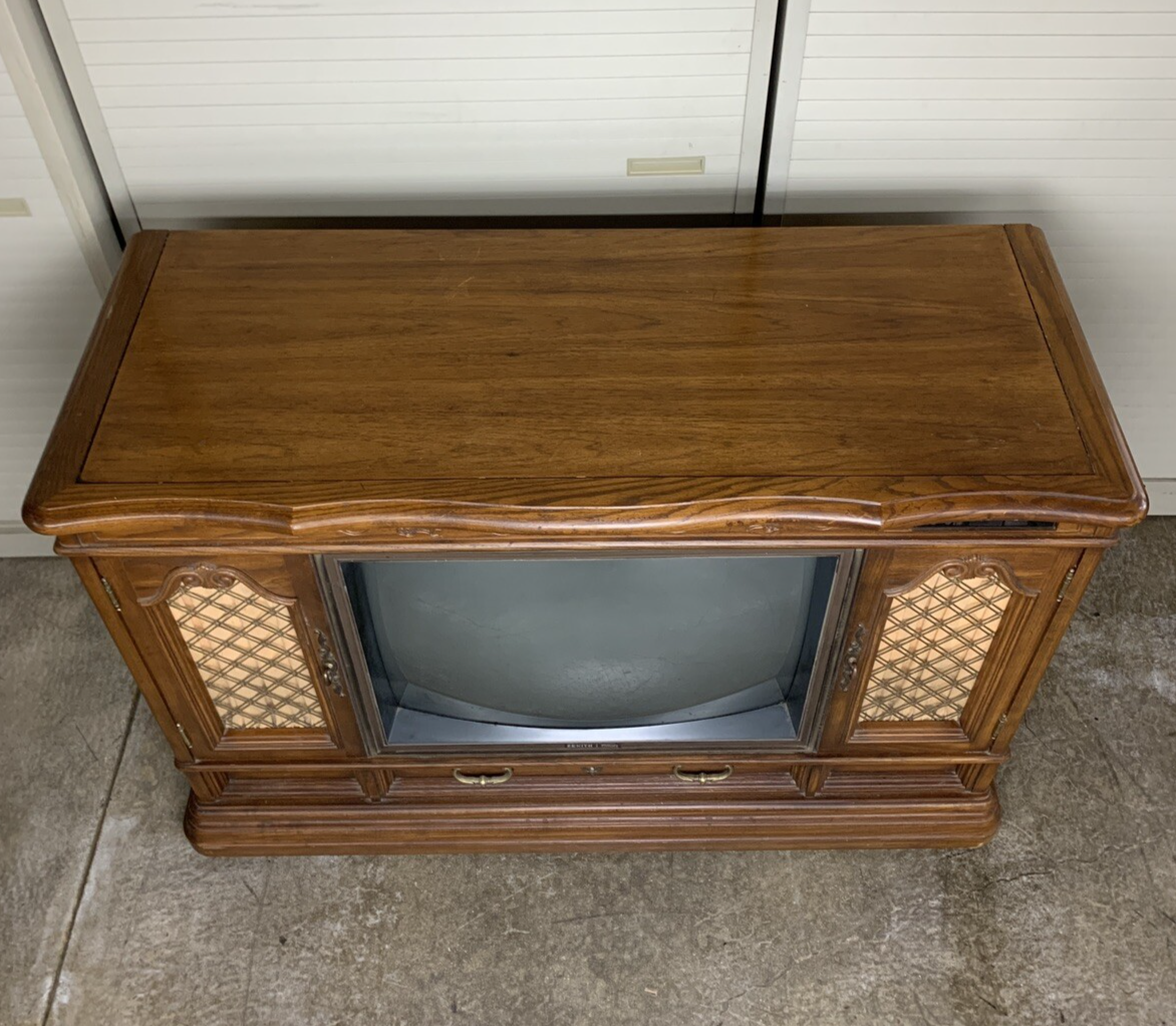 Zenith TV SB2777P 1985 Advanced System 3 Color Television Built in Speakers