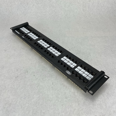 Hubbell P5E48UE SpeedGain C5E+ 2U 48-Port Rack Mountable Patch Untested